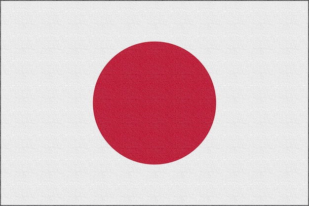 Illustration du drapeau national du Japon