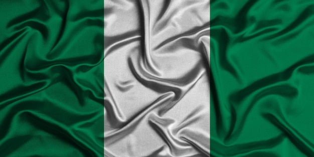 Photo illustration du drapeau nigérian