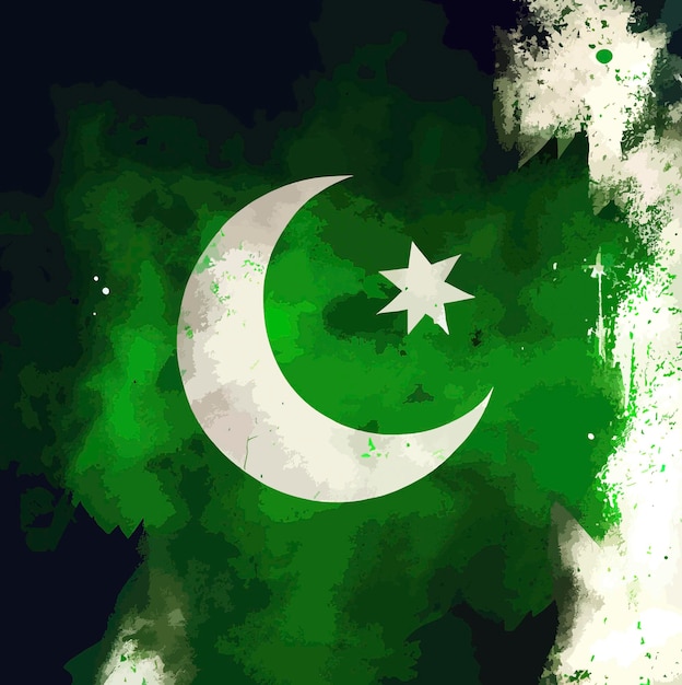 Illustration du drapeau pakistanais