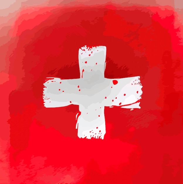 Illustration du drapeau suisse