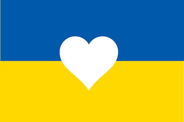 Illustration du drapeau texturé du drapeau de l'Ukraine