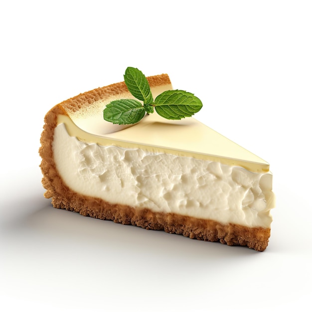 illustration du gâteau au fromage à l'image blanche