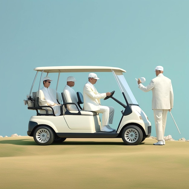 Photo illustration du golf