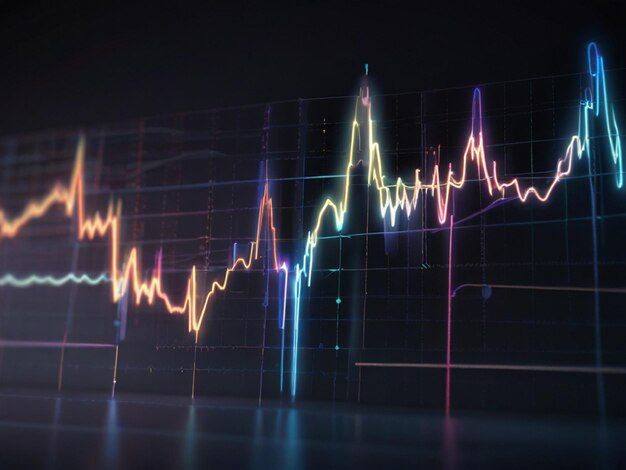 Photo illustration du graphique de l'ecg