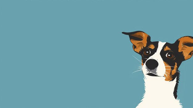 Photo l'illustration du jack russell terrier