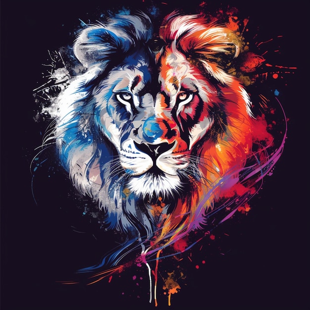 l'illustration du lion