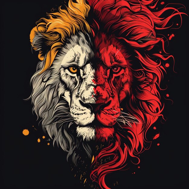 l'illustration du lion