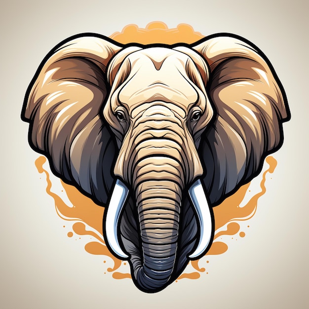 illustration du logo de l'éléphant