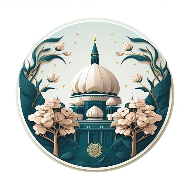 L'illustration du logo de la mosquée