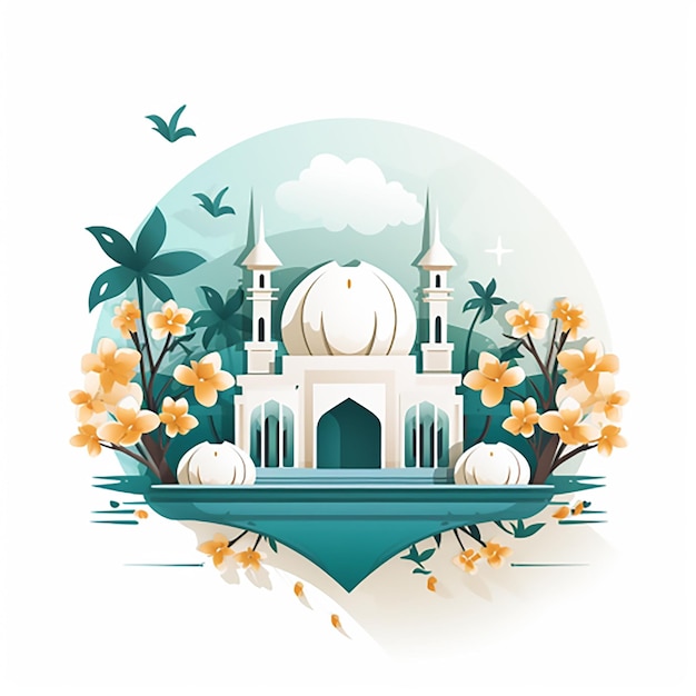 L'illustration du logo de la mosquée