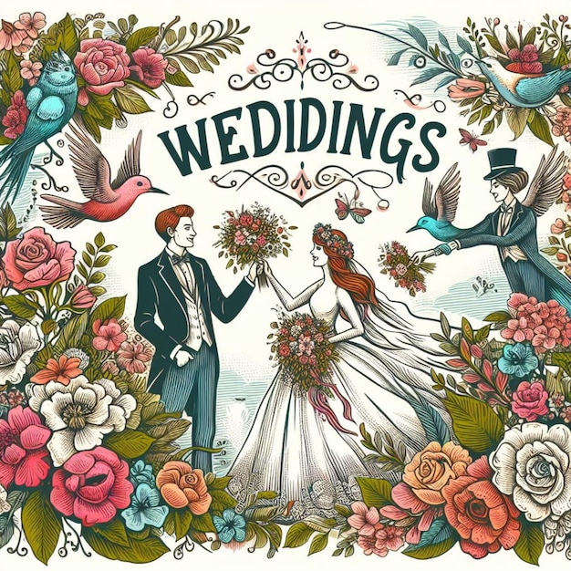 L'illustration du mariage