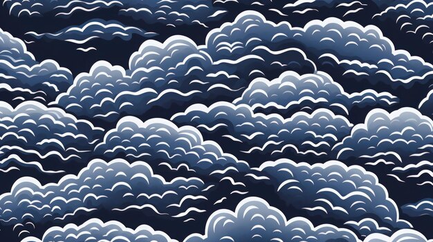 Photo illustration du motif de nuages abstraits pour le fond