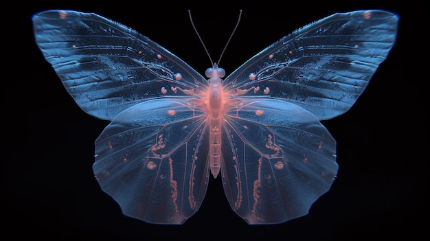 illustration du papier peint papillon HD 8K Image photographique en stock