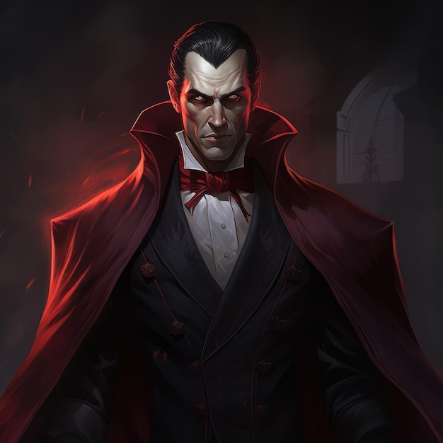 illustration du personnage de dracula