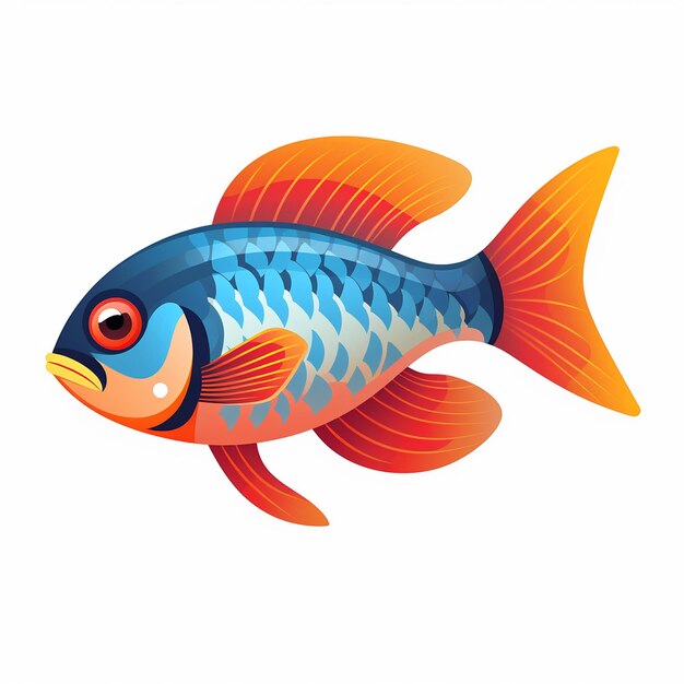 Illustration du poisson Koi majestueux