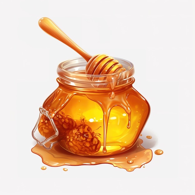 illustration du pot de miel