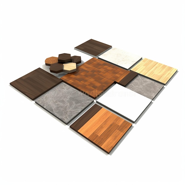 illustration du rendu Flooring3D de l'installation du revêtement de sol