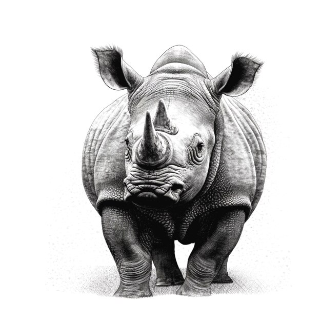 Photo illustration du rhinocéros