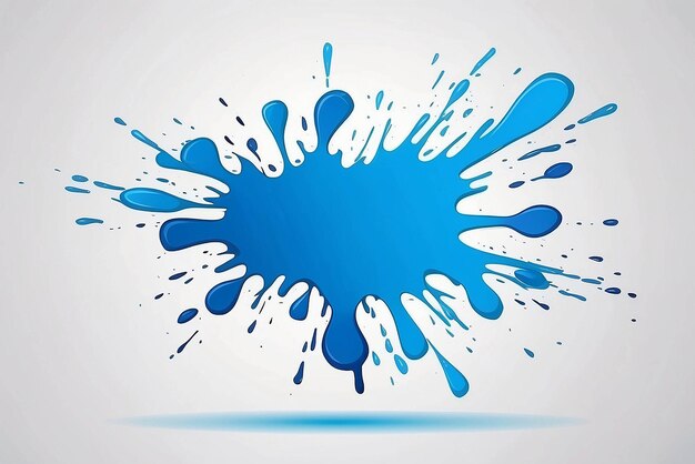 Photo illustration du stock de blue blot