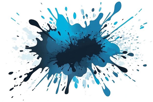 Photo illustration du stock de blue blot