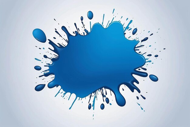 Photo illustration du stock de blue blot