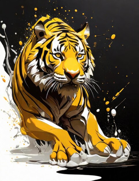L'illustration du tigre
