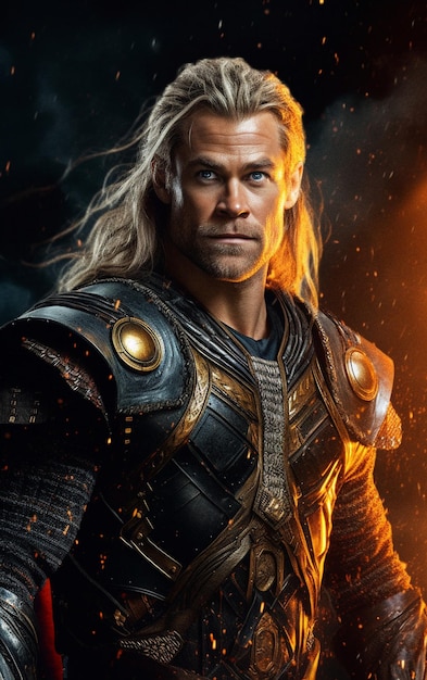 L'illustration épique de Thor Marvel