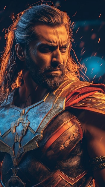 L'illustration épique de Thor Marvel