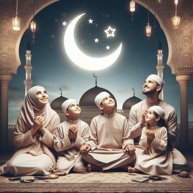 Cette illustration est faite pour Eid al Fitr Eid al Adha et Mahe Ramadan