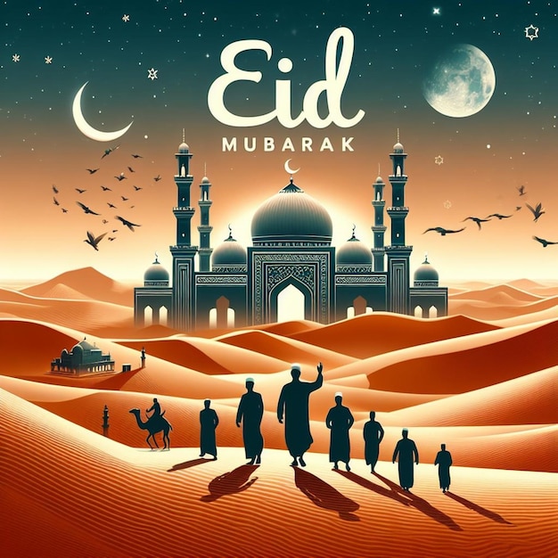 Cette illustration est faite pour Eid ul Fitr Eid ul Adha et Mahe Ramadan