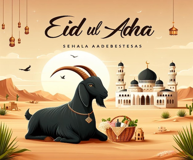 Cette illustration est faite pour le méga-événement islamique Eid Ul Adha