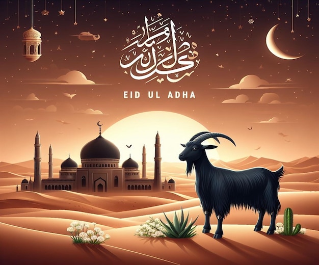 Cette illustration est faite pour le méga-événement islamique Eid Ul Adha