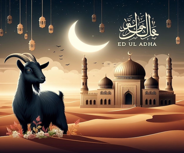 Cette illustration est faite pour le méga-événement islamique Eid Ul Adha