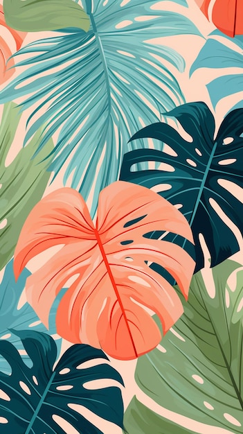 illustration d'été tropical