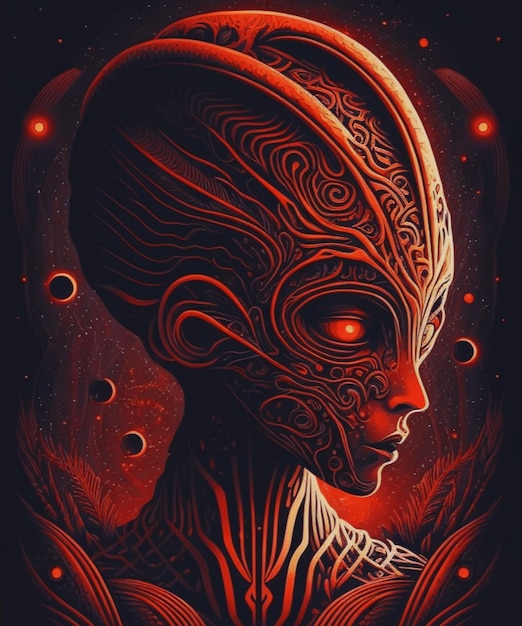 Illustration extraterrestre Conception 10
