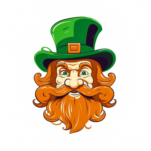 Photo illustration de la face de saint patrick