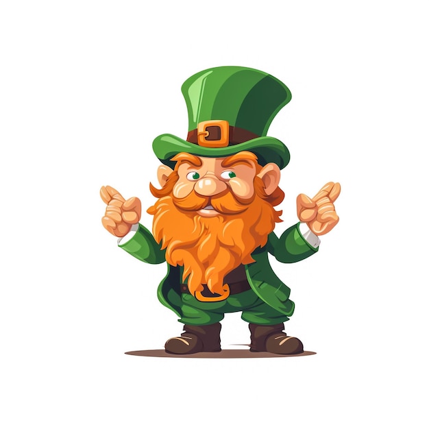 Illustration de la face de saint Patrick