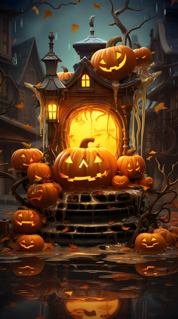 Photo illustration de la fête d'halloween 2023 évènement d'hallowin