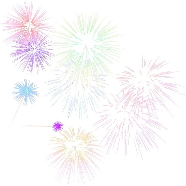 L'illustration des feux d'artifice 6