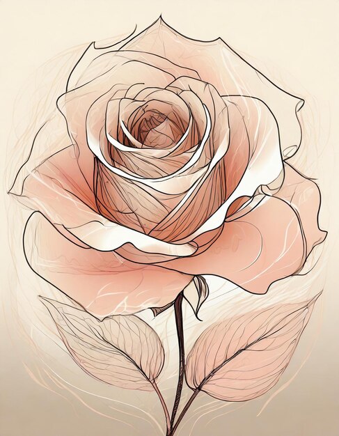 Photo illustration de fleurs de rose