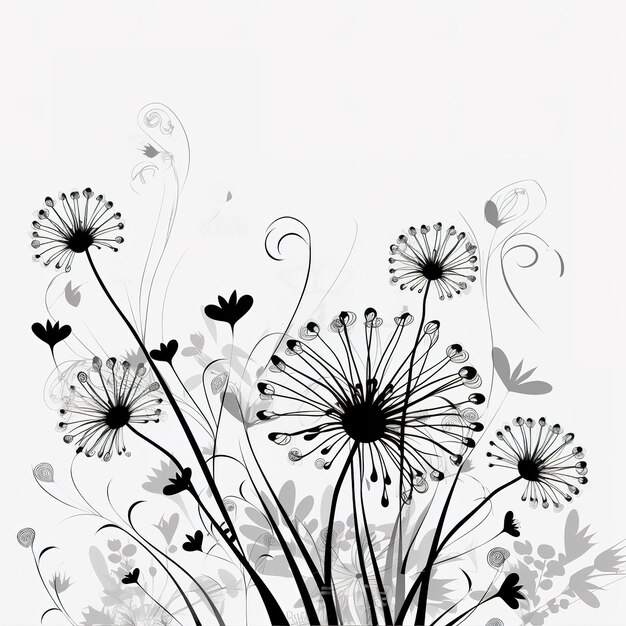 illustration de fleurs