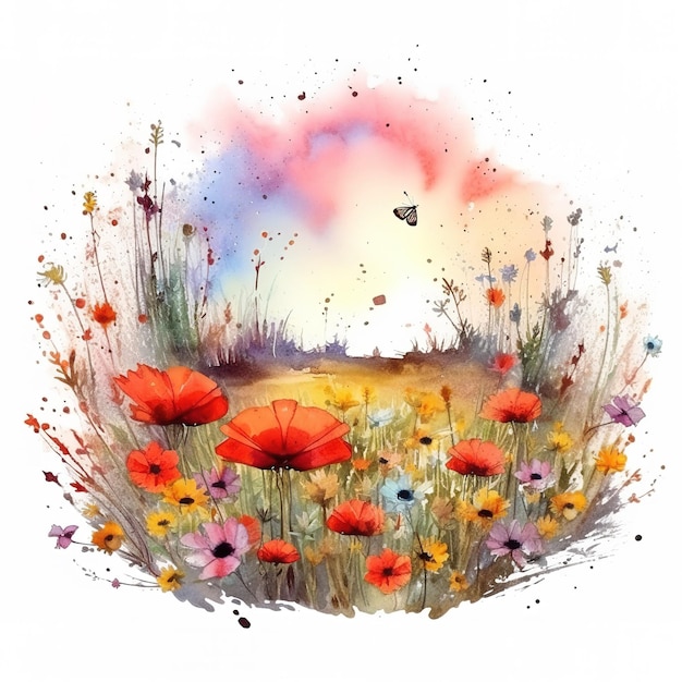 illustration de fleurs