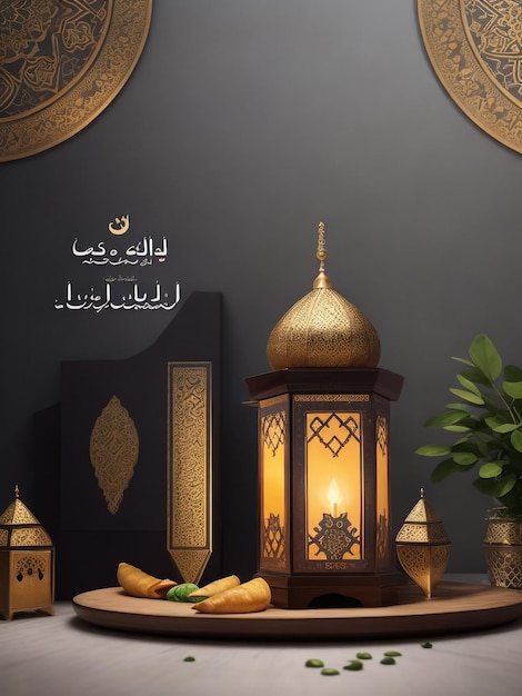illustration de fond de la célébration du ramadan