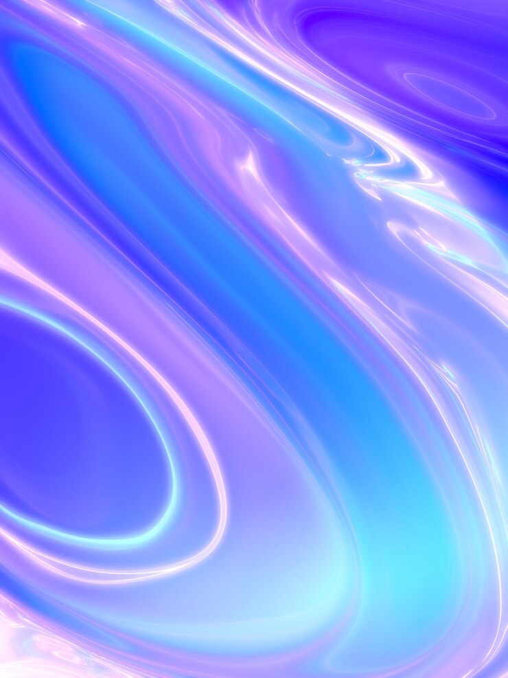 Illustration de fond de courbes abstraites fluides. Abstraction colorée de marbre liquide vibrant. Illustration 3D, rendu 3D.
