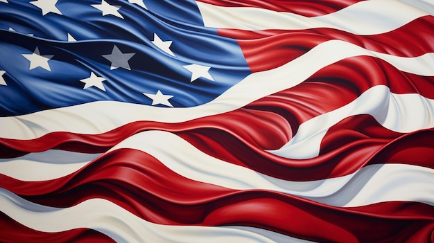 Illustration de fond de drapeau USA