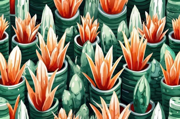 Illustration de fond du modèle de sansevieria