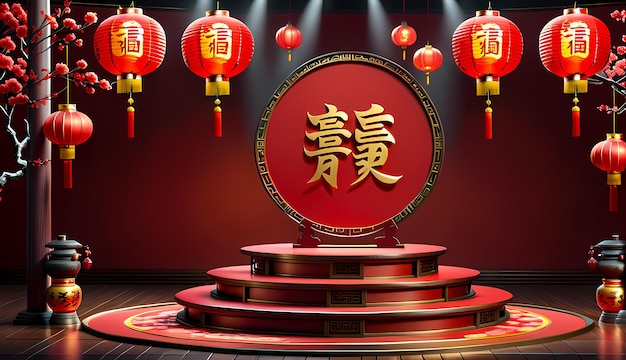 Photo illustration de fond du nouvel an chinois bonne année chinoise illustration du nouveau an chinois