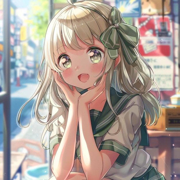 Illustration de fond d'écran d'anime