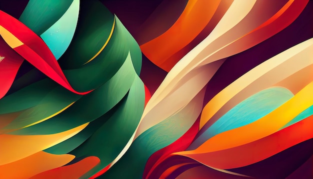 Illustration de fond d'écran d'en-tête de fond de noël abstrait coloré