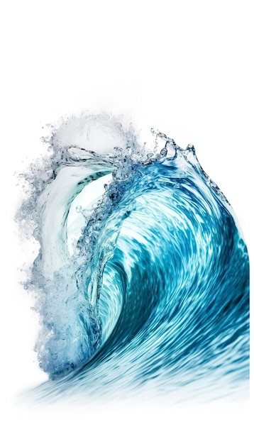 L'illustration de fond de la journée mondiale de l'océan des vagues de la mer génère de l'ai